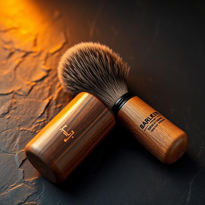 GENTS FORGE BOAR + WOOD BRUSH — premium matte black packaging