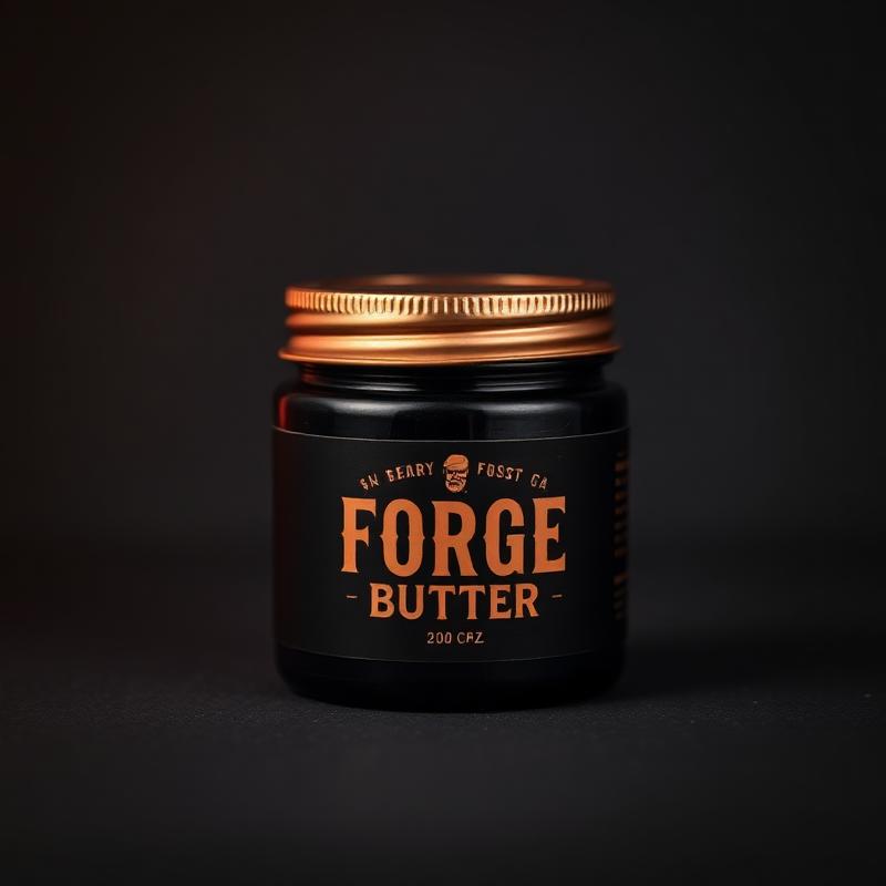 GENTS FORGE BUTTER — premium matte black packaging