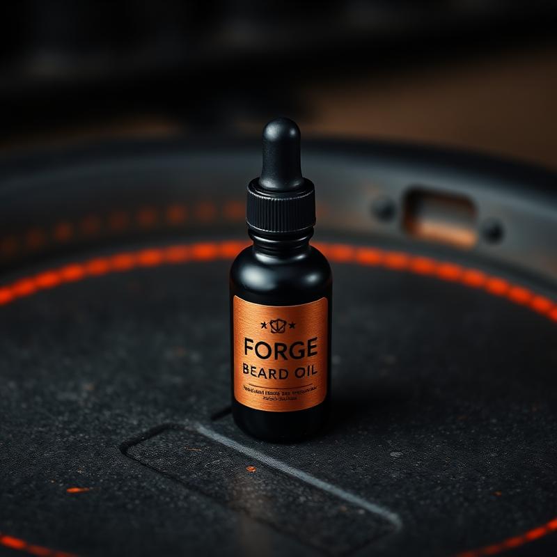 GENTS FORGE OIL — premium matte black packaging